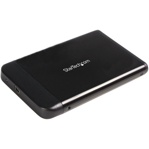 StarTech 2.5" USB 2.0 Hard Drive Enclosure for SATA HDD (Black)