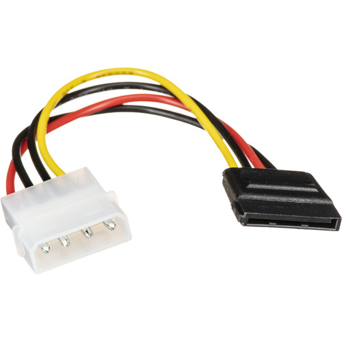 StarTech 4 Pin Molex to SATA Power Cable Adapter (6")