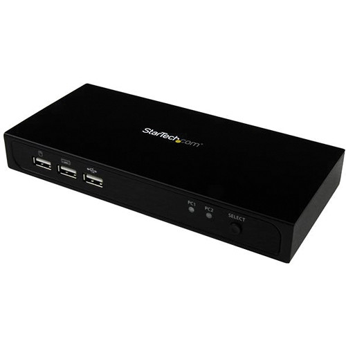 StarTech 2-Port DisplayPort KVM Switch (Black)