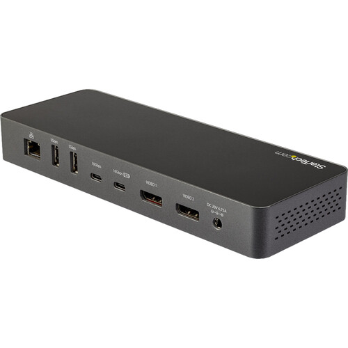 StarTech Thunderbolt 3 Dock with USB Type-C Compatibility (Black and Space Gray)