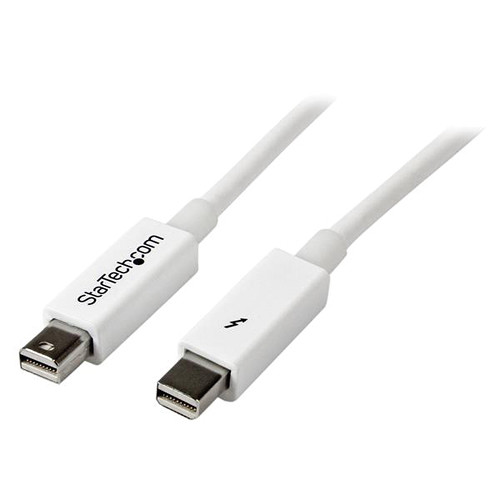 StarTech Male to Male Thunderbolt Cable (9.8', White)