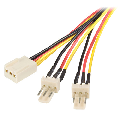 StarTech TX3 Fan Power Splitter Cable (12")