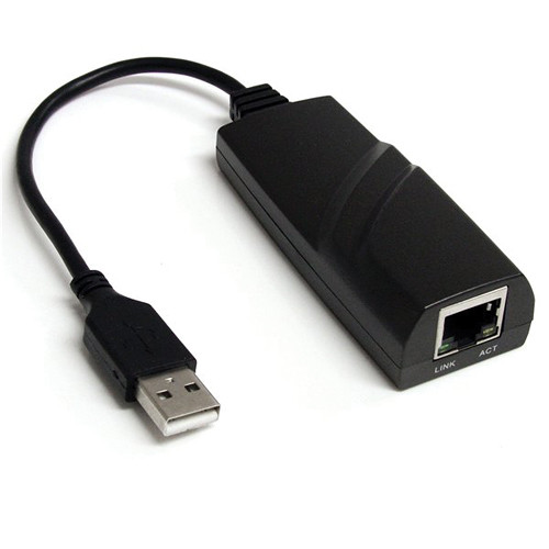 StarTech USB 2.0 to Gigabit Ethernet NIC Network Adapter (Black)