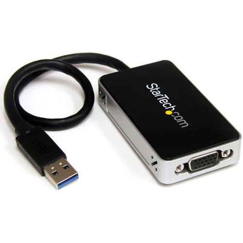 StarTech USB 3.0 to VGA External Video Card Multi-Monitor Adapter (Black)