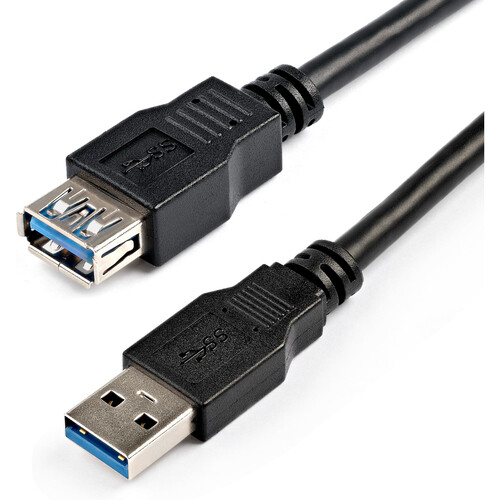 StarTech SuperSpeed USB-A 3.2 Gen 1 Extension Cable (6.6', Black)