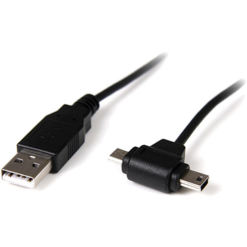 StarTech 3' (0.9m) USB to Micro USB and Mini USB Combo Cable (Black)