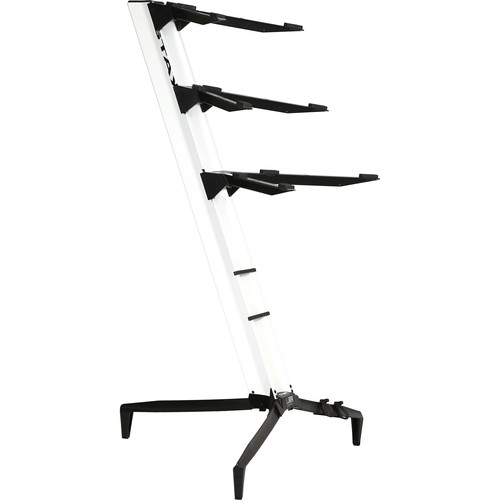 STAY Tower Series 46 Triple-Tier Keyboard Stand (White)
