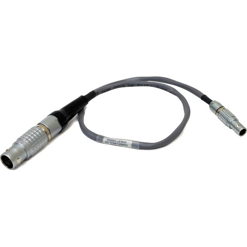 Steadicam 12V Straight 0b LEMO to Straight 4-Pin LEMO Power Cable (15")