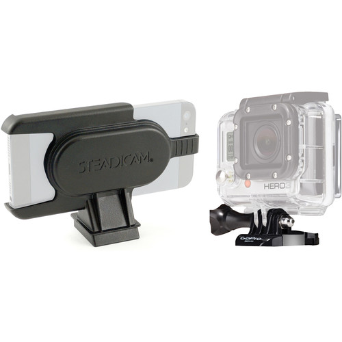 Steadicam GoPro HERO and iPhone 5/5s/SE Mounts for Smoothee