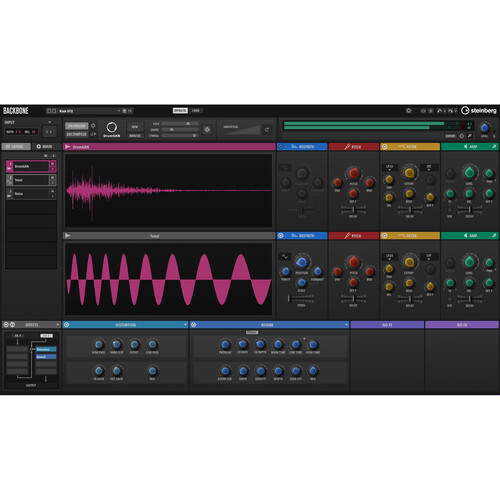Steinberg Backbone Drum Resynthesizer Virtual Instrument Plug-In