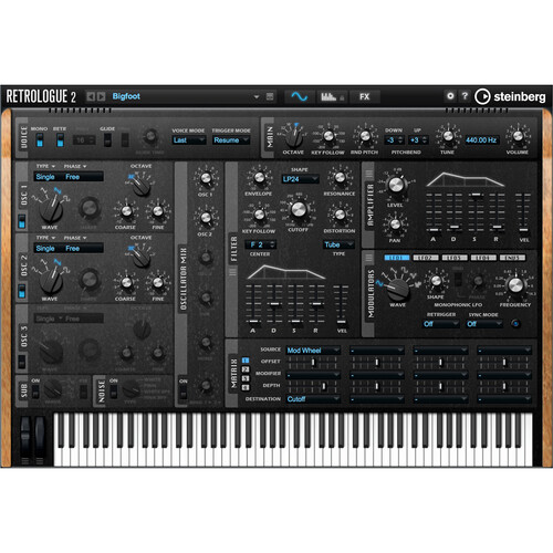 Steinberg Retrologue 2 Virtual Analog Synthesizer Plug-In