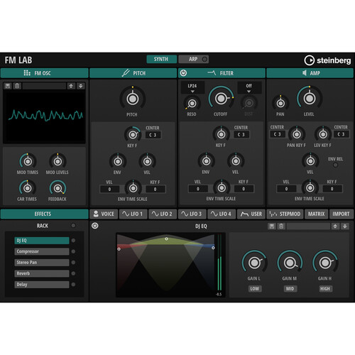 Steinberg FM Lab Virtual Instrument Plug-In
