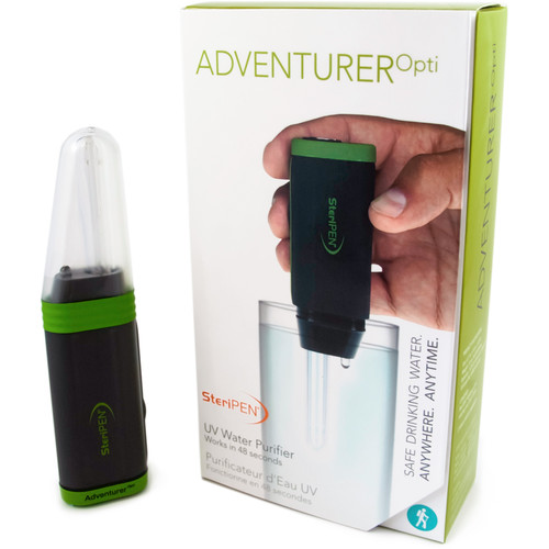 SteriPEN Adventurer Opti UV Water Purifier (CR123A Batteries)