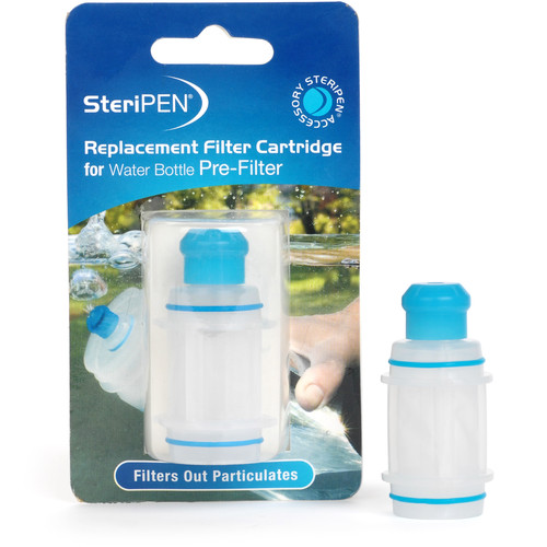 SteriPEN Replacement Filter Cartridge for Water Bottle Pre-Filter & FitsAll Filter