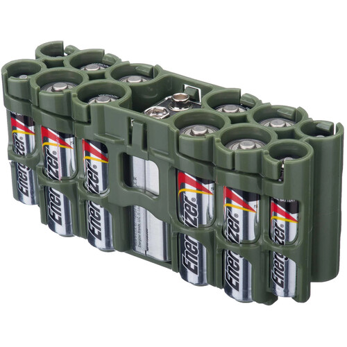 STORACELL A9 Pack Battery Caddy (Military Green)