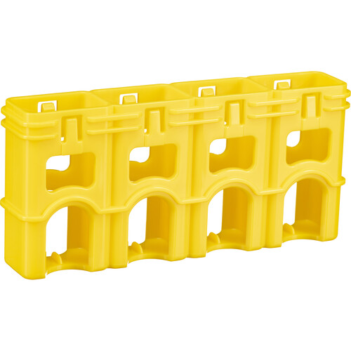 STORACELL SlimLine 9V Battery Holder (Yellow)