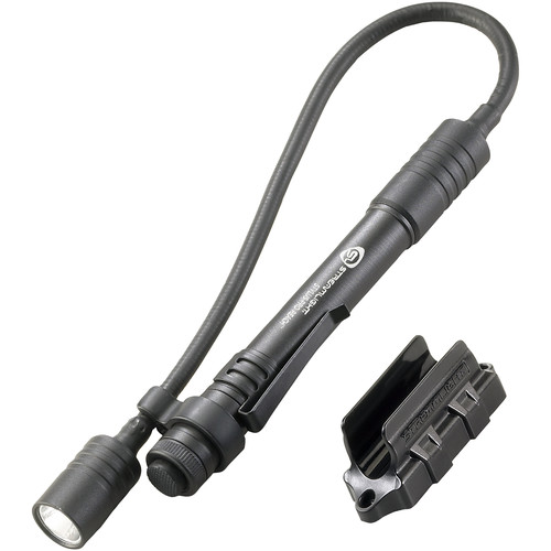 Streamlight Stylus Pro Reach LED Penlight with 8" Cable (Black, Clamshell Packaging)