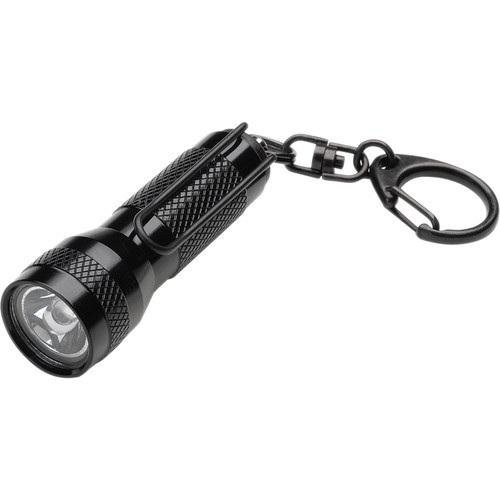Streamlight Key-Mate Keychain LED Flashlight with Red & Green Filters (Black, Clamshell Packaging)