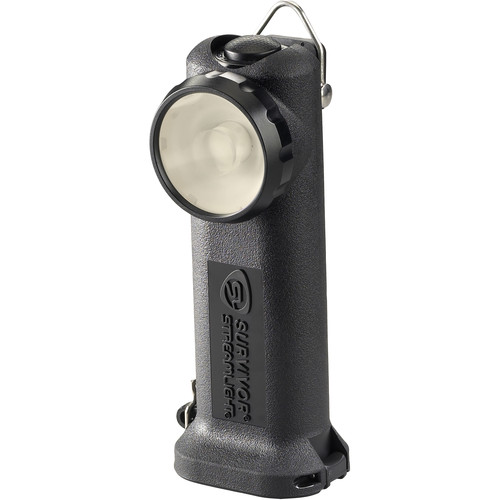 Streamlight Survivor Right-Angle Rechargeable LED Flashlight with Fast-Charge 12 VDC Car Charger (Black)