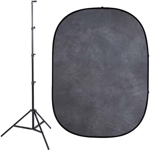 Studio Essentials Pop-Up Background Kit (5 x 6.5', Gray)