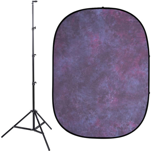 Studio Essentials Pop-Up Background Kit (Pink/Gray, 5 x 6.5')