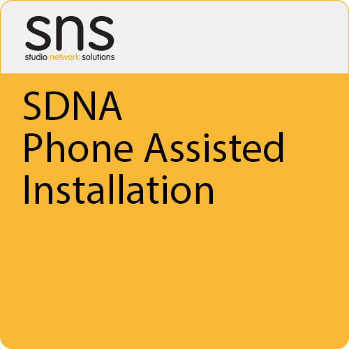 Studio Network Solutions SDNA Phone Assisted Installation