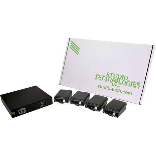 Studio Technologies Party-Line Intercom Kit with 4X Model 372A Beltpacks