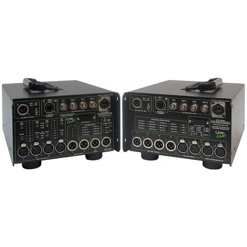 Studio Technologies Live-Link Sr. Control Room Unit - 4-Wire Intercom Portable St Optical Connectors