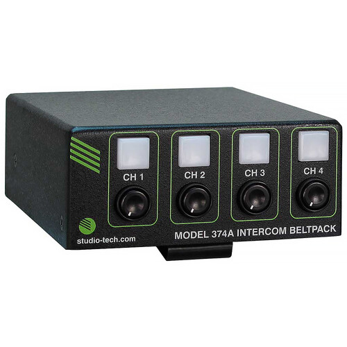 Studio Technologies Model 374A Four-Channel Dante Intercom Beltpack