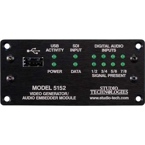 Studio Technologies Video Generator/Audio Embedder Module