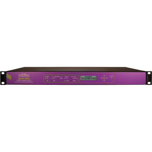 Studio Technologies Dante Leader Clock with Gnss Synchronization