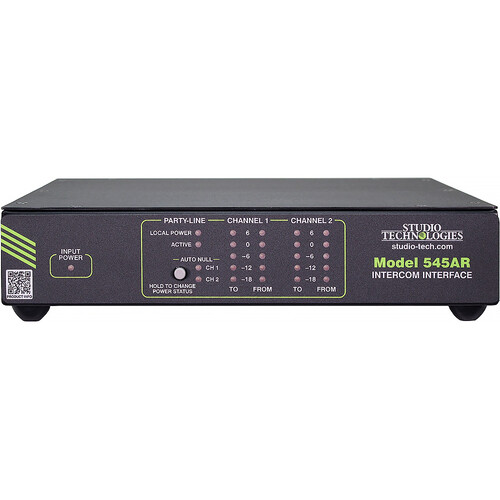 Studio Technologies Intercom Interface for Use with RTS TW-Series Pl Intercom Circuits