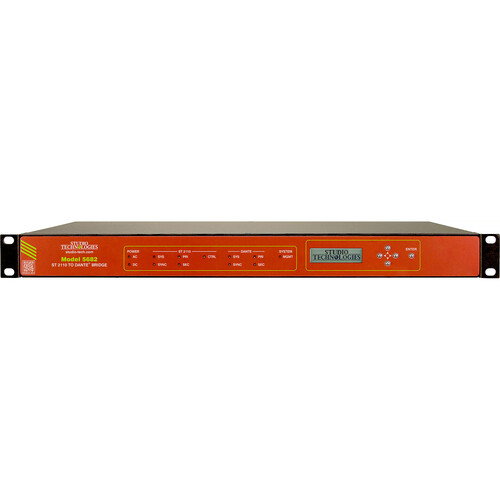 Studio Technologies 1RU St 2110 To Dante Bridge with 32 Audio Channel Linking - 44.1 Or 48 KHz - AES67/DDM