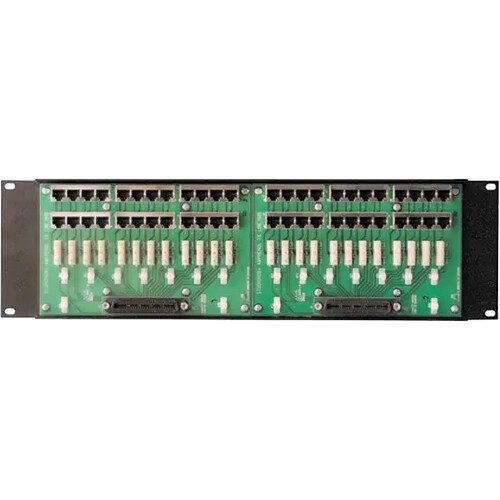 StudioHub RJ21 to 24x2 4-Wire RJ45 with 110 Punch Connectors
