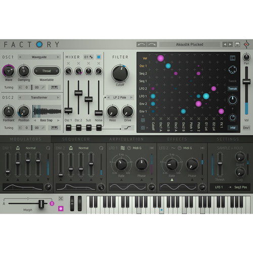 Sugar Bytes Factory Liquid Modular Synthesizer - Virtual Instrument (Download)