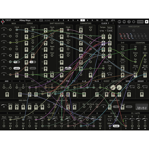 Sugar Bytes Nest Modular MIDI Sequencer Plug-In (Download)