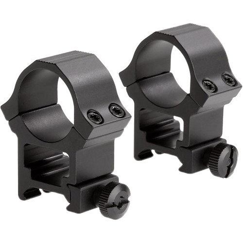 SOUSA Optics Standard Sport Aluminum Riflescope Rings (1", High, Black Matte)