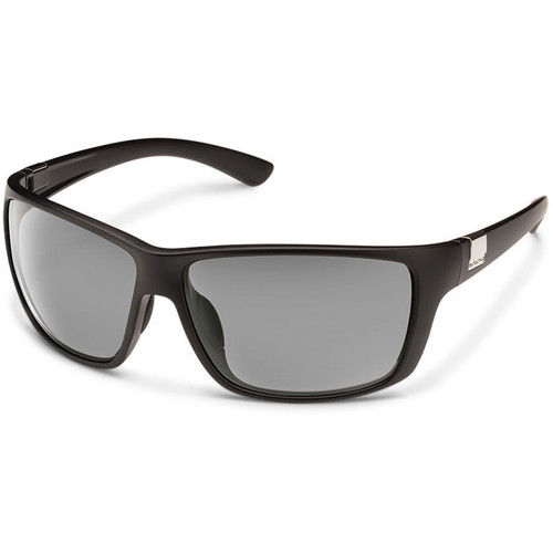SUNCLOUD OPTICS Councilman Sunglasses (Matte Black Frames, Gray Polarized Lenses)