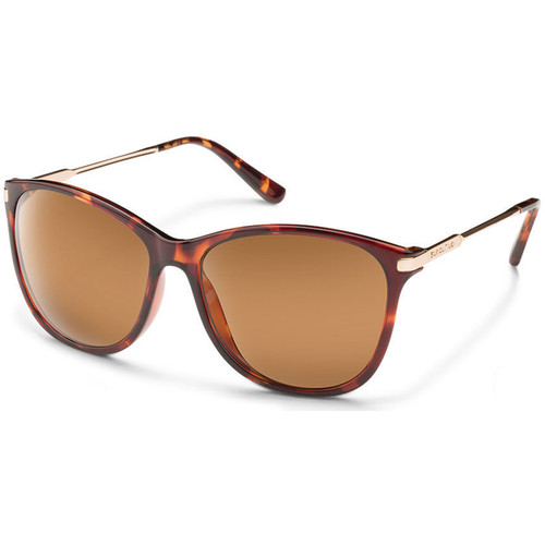 SUNCLOUD OPTICS Nightcap Sunglasses (Tortoise Frames, Brown Polarized Lenses)