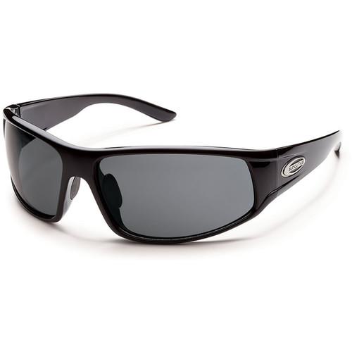 SUNCLOUD OPTICS Warrant Sunglasses (Black Frames, Gray Polarized Lenses)