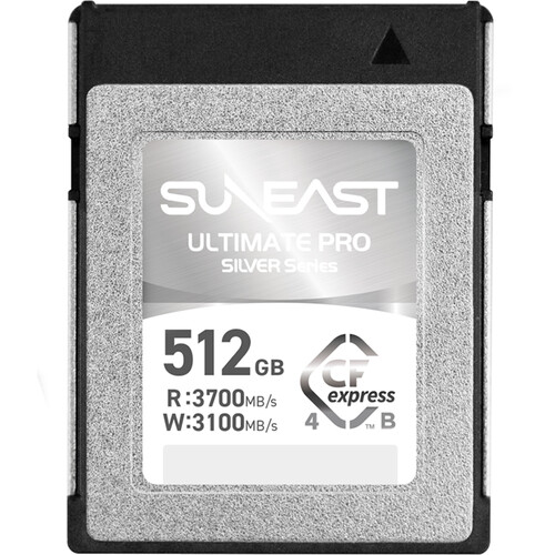 SUNEAST 512GB Ultimate Pro CFexpress 4.0 Type B Memory Card (Silver Series)