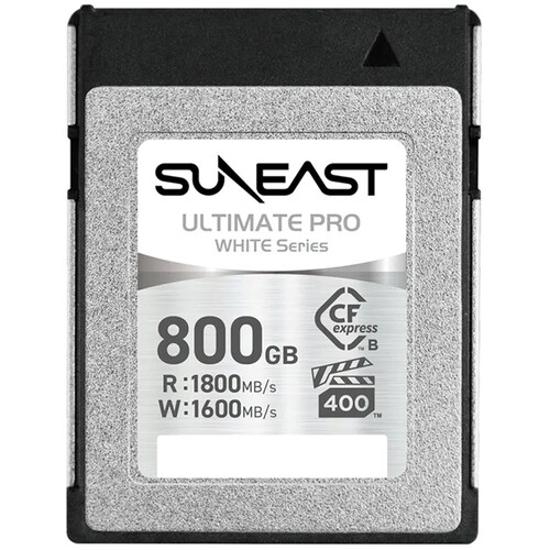 SUNEAST 800GB Ultimate Pro CFexpress Type B Memory Card (White Series)