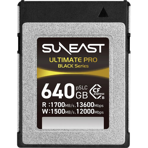 SUNEAST 640GB Ultimate Pro CFexpress Type B Memory Card (Black Series)