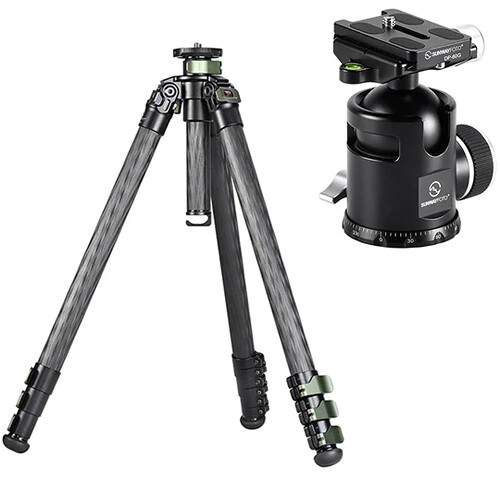 Sunwayfoto Hermes Carbon Fiber Tripod with EB-44 Ball Head