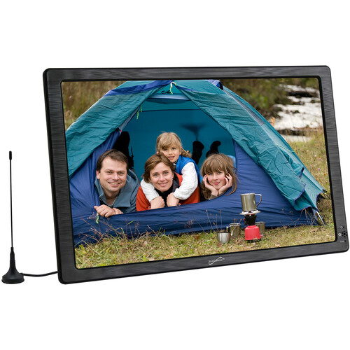 Supersonic SC-2812 12" HD Portable LED TV with FM Radio & Rechargeable Battery