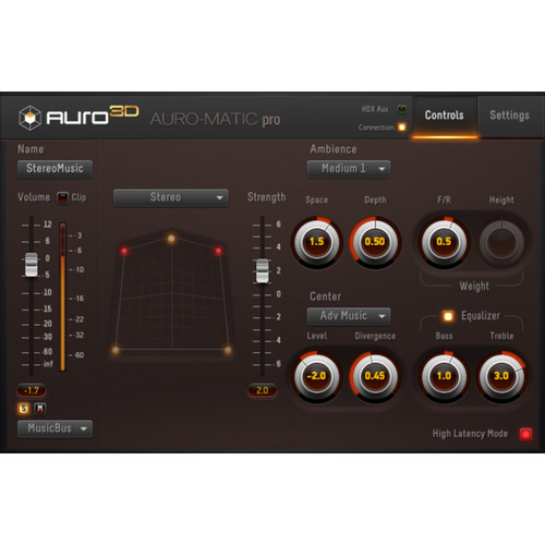 AURO Technologies Auro-Matic Pro 2D Up-Mixing Plug-In