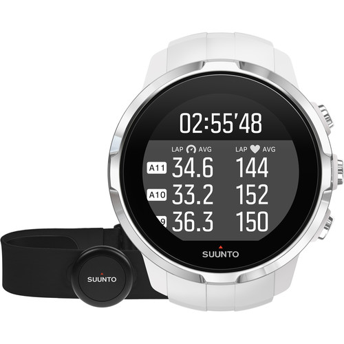 SUUNTO Spartan Sport Watch with Smart Sensor Heart Rate Monitor (White)