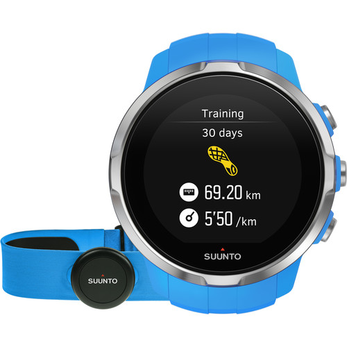 SUUNTO Spartan Sport Watch with Smart Sensor Heart Rate Monitor (Blue)