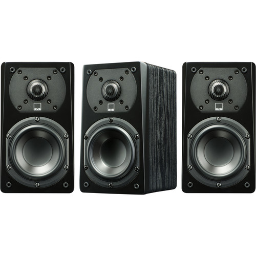 SVS Prime Satellite 2-Way PRIME SATELLITE 3-PACK - BLACK ASH B&H