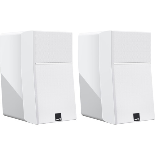 SVS Ultra Evolution Nano 2-Way Bookshelf Speakers (Piano Gloss White, Pair)
